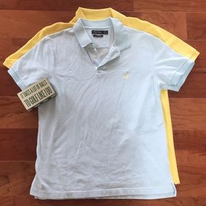 Two Nautica Polo Shirts